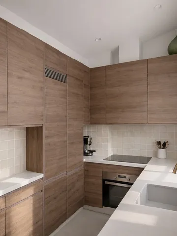 Perspective épurée de l'architecture