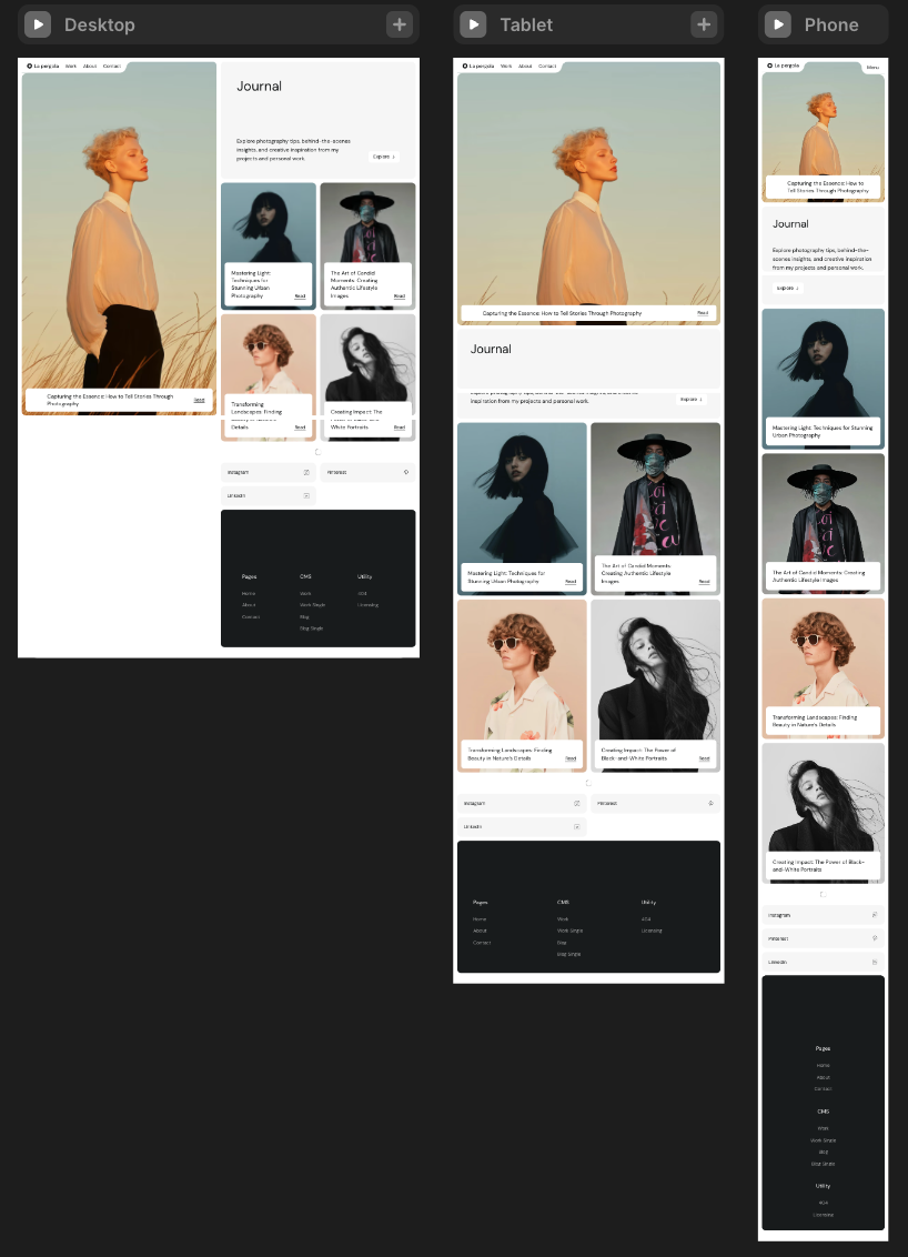 Studio Design · Framer