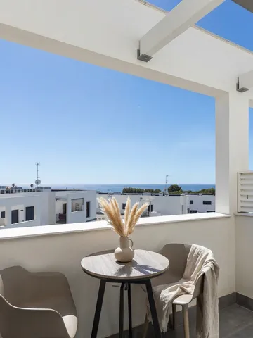 Continuité entre la cuisine et l'espace de vie