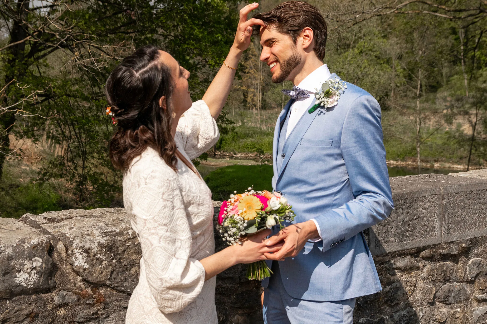 Photography of Salomée and Julien's wedding in Namur.