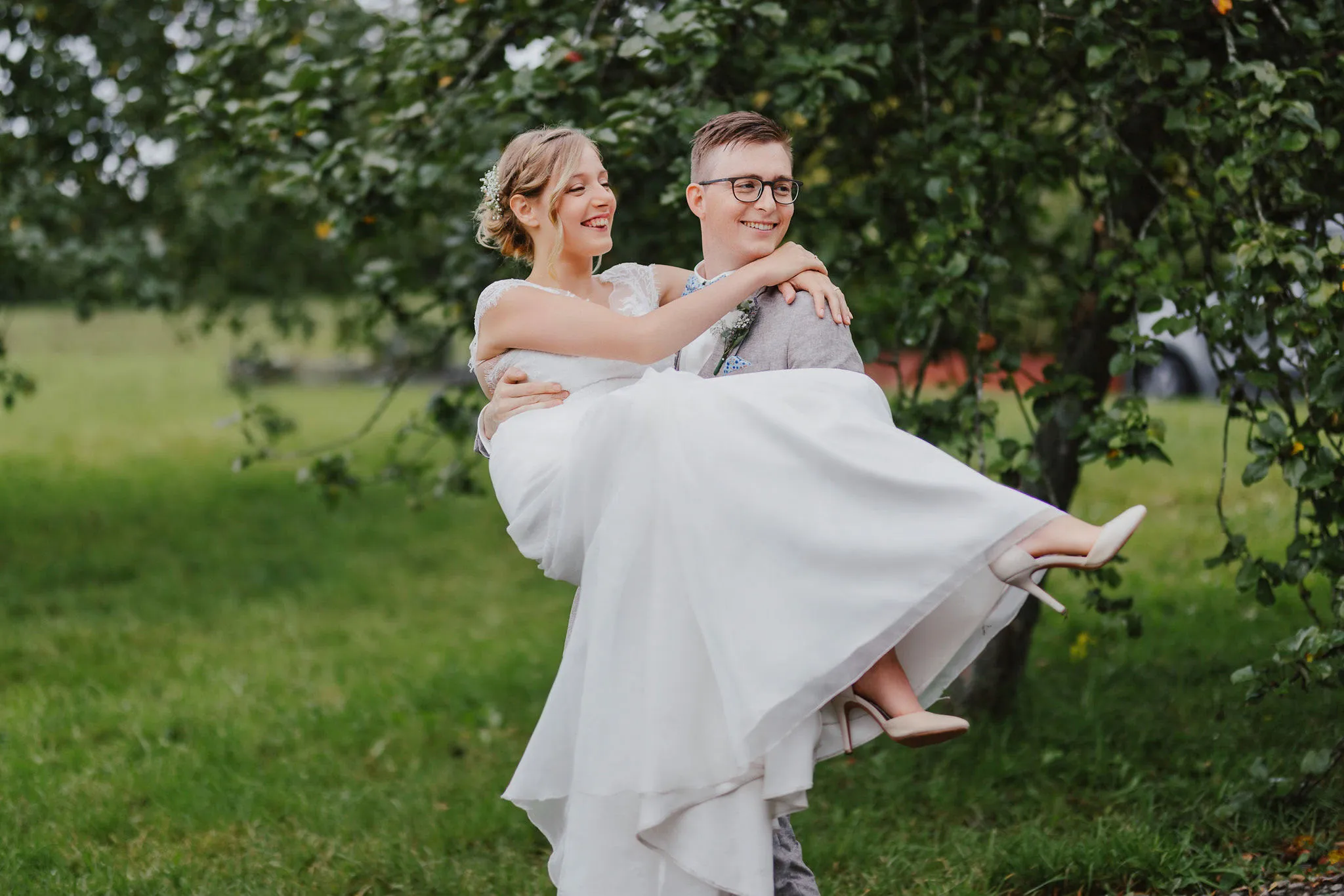 Photographie du mariage de Jenifer et Benjamin à la Ferme du Banneway.
