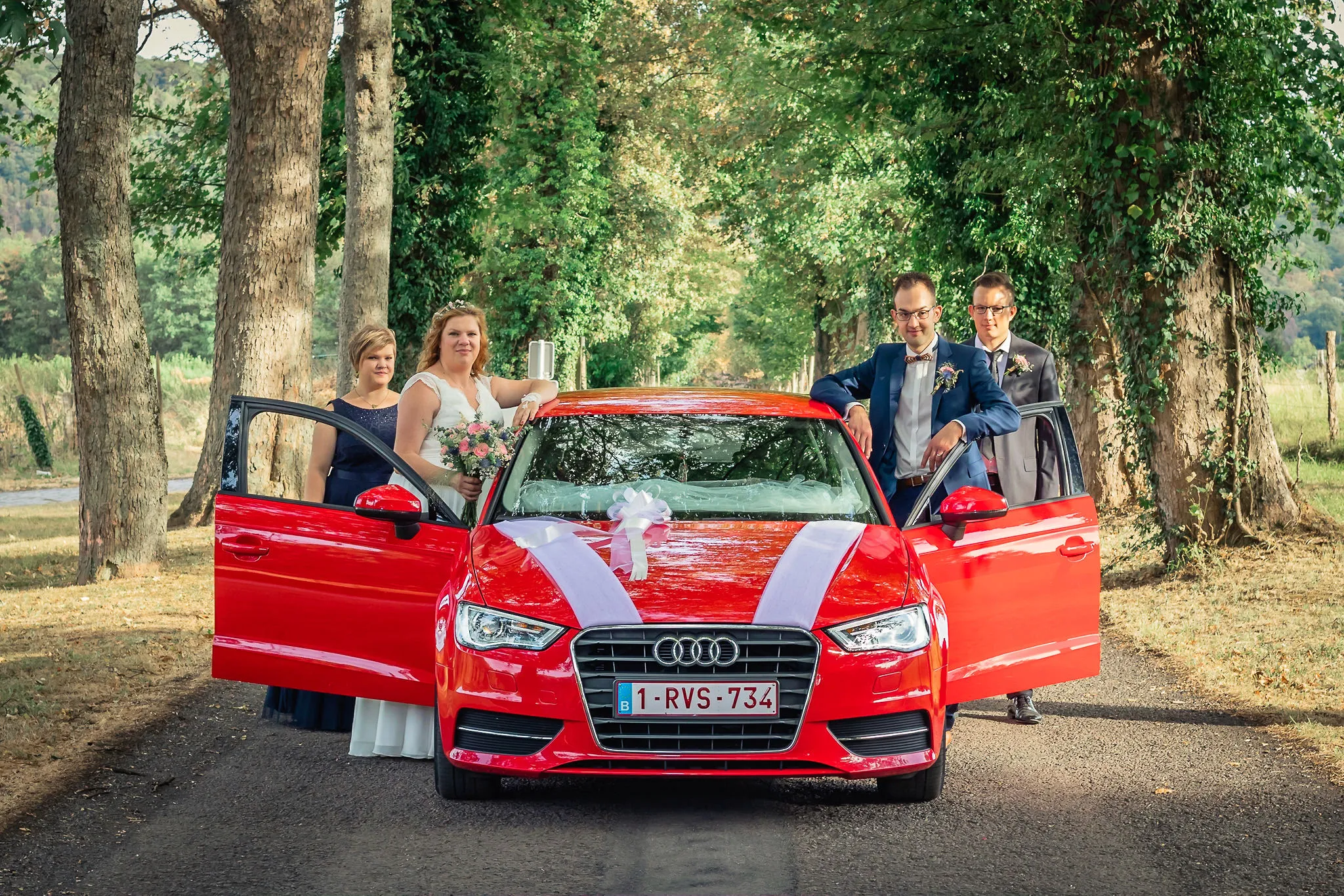 Photographie du mariage de Sébastien et Virginie au Domaine de Colonster.