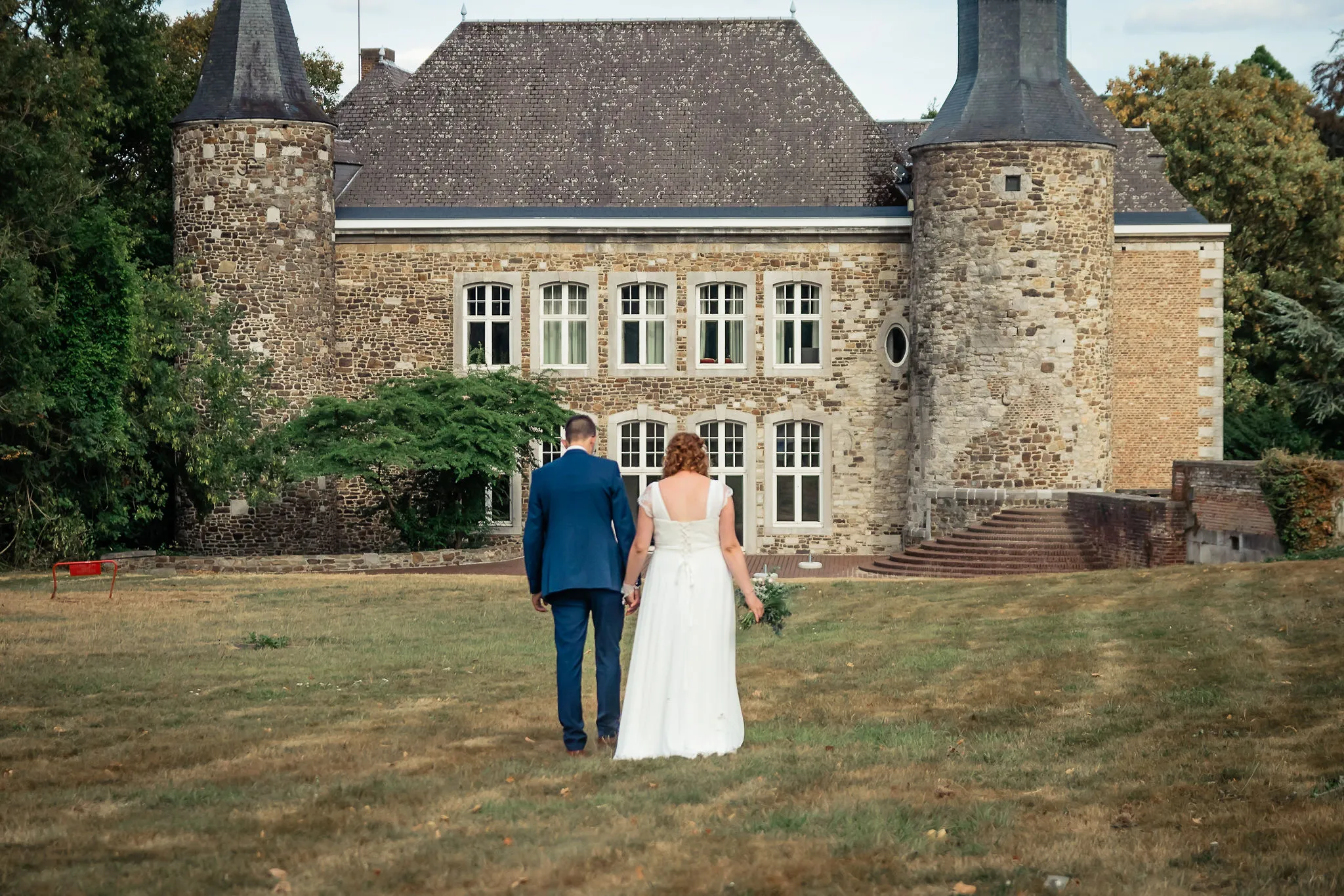 Photographie du mariage de Sébastien et Virginie au Domaine de Colonster.