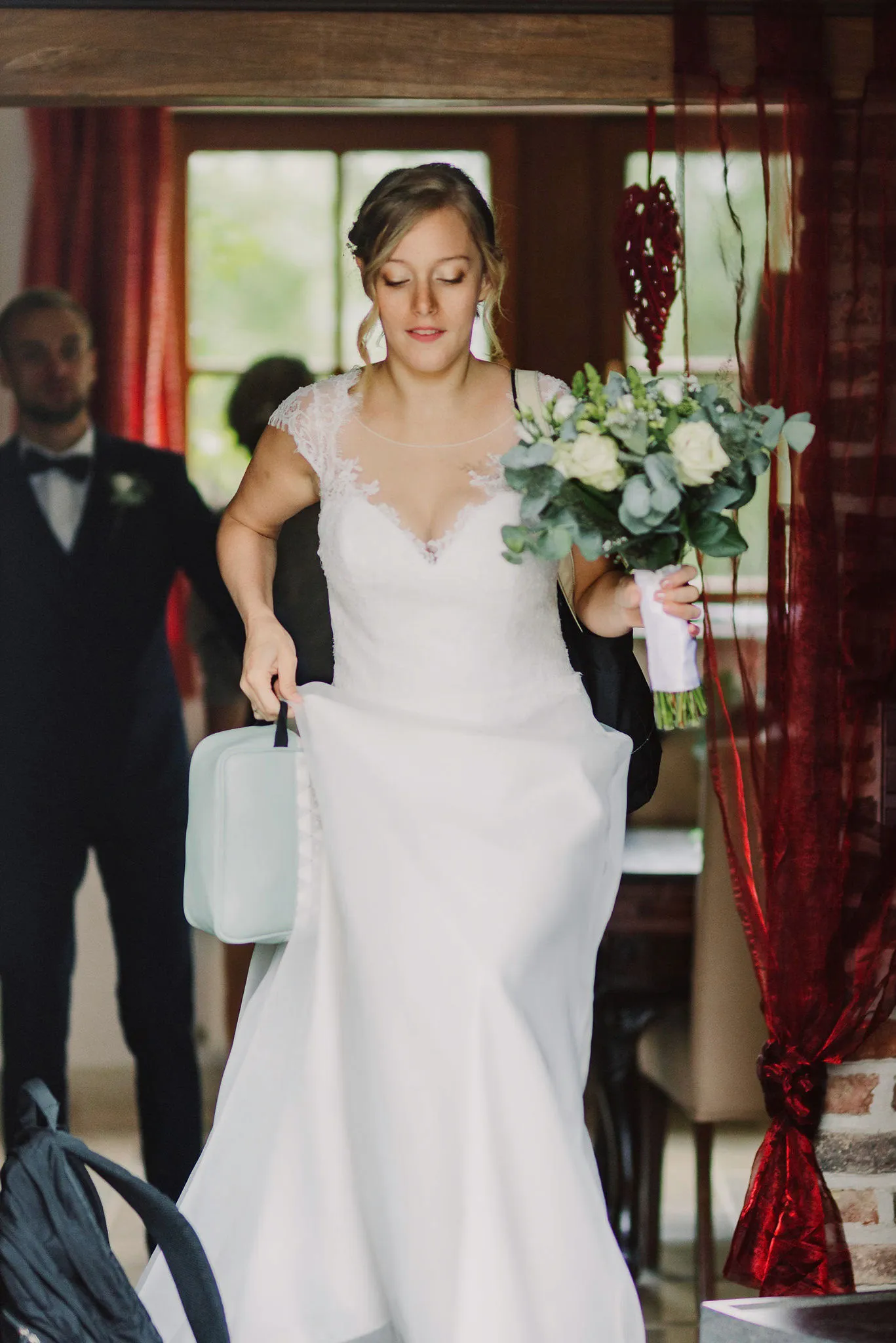 Photographie du mariage de Jenifer et Benjamin à la Ferme du Banneway.