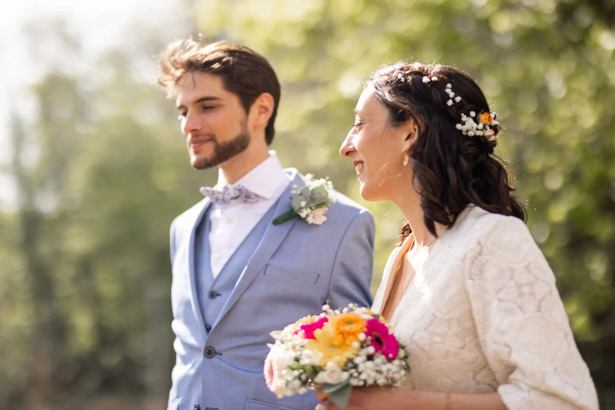 Photography of Salomée and Julien's wedding in Namur.