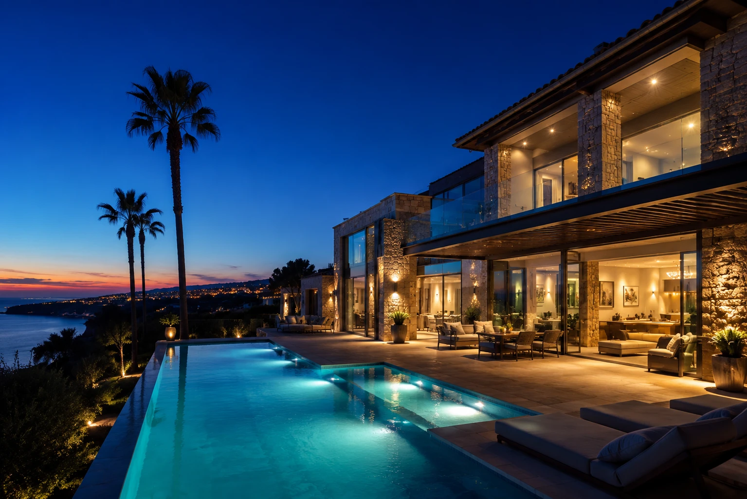 Blue hour real estate photography: sell faster on the coast