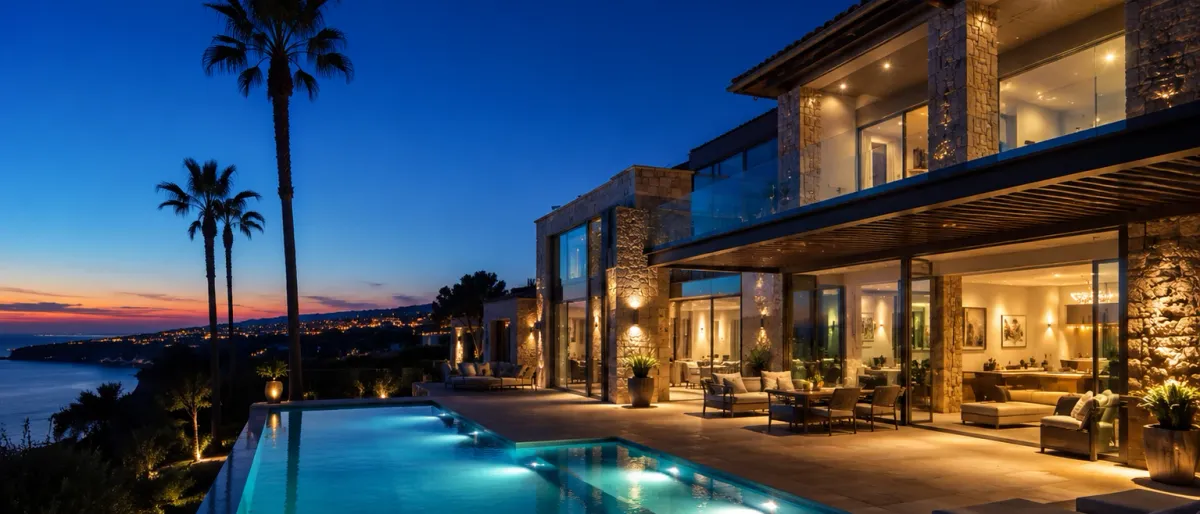 Blue hour real estate photography: sell faster on the coast